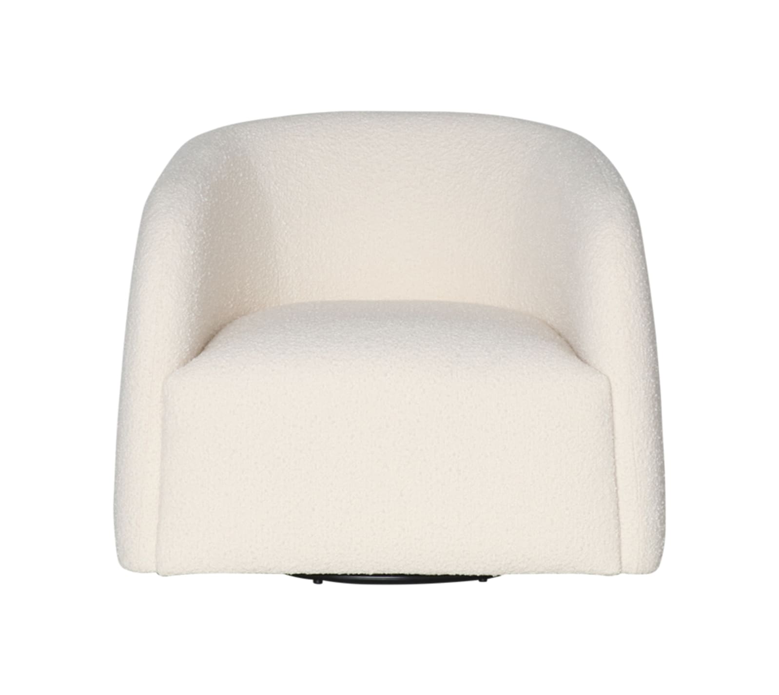 Buy Decker Boucle Ivory Swivel Chair James Lane Australia