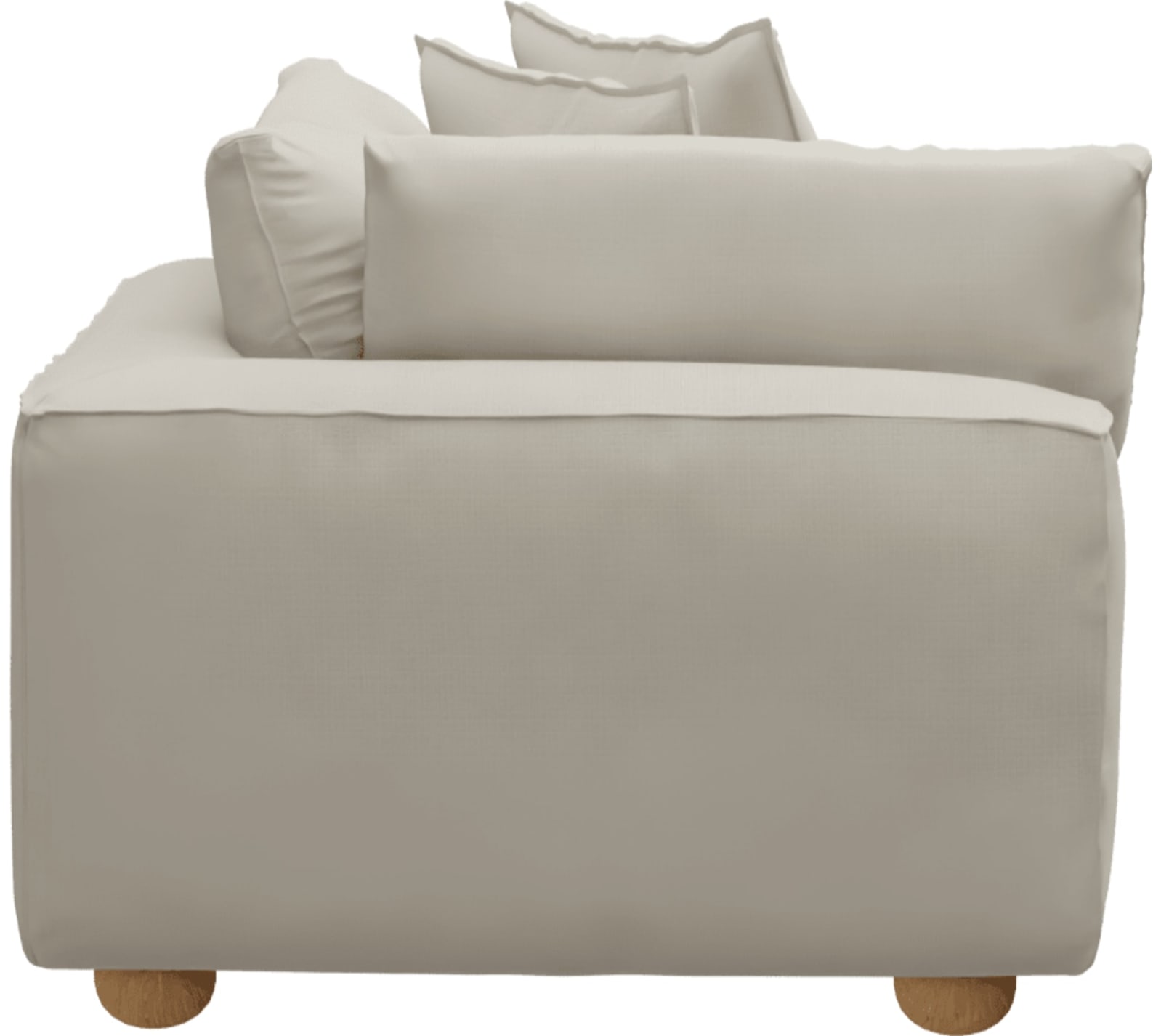 Tully Toorak Pearl Corner Sofa Chair Module color Toorak Pearl