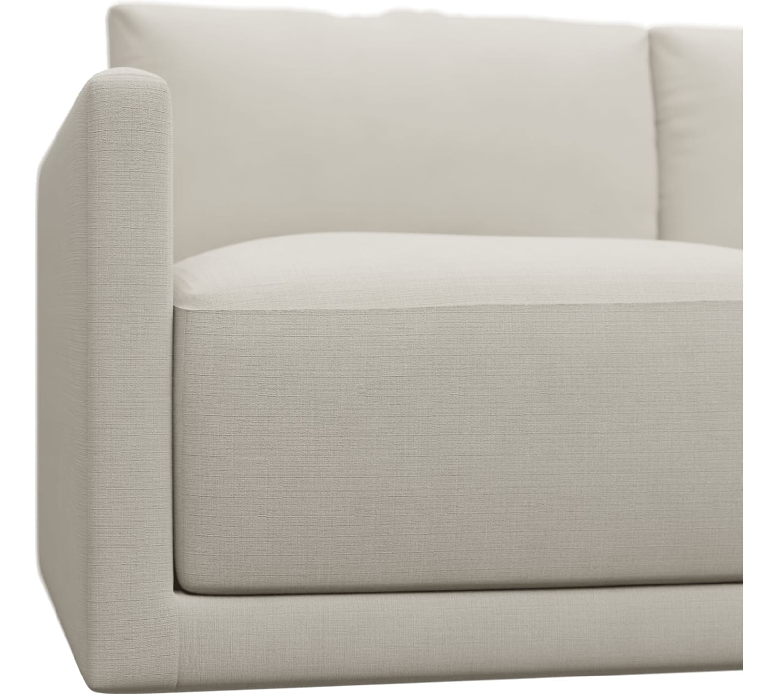 Haven Toorak Pearl Sofa - 3.5 Seater color Toorak Pearl