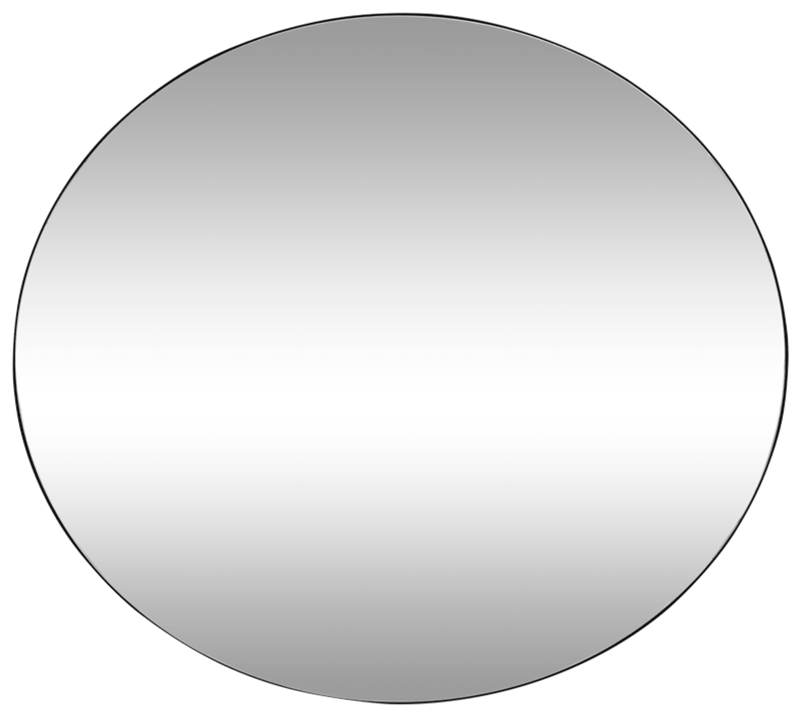 Buy Minim Round Wall Mirror Black - 120cm - James Lane Australia