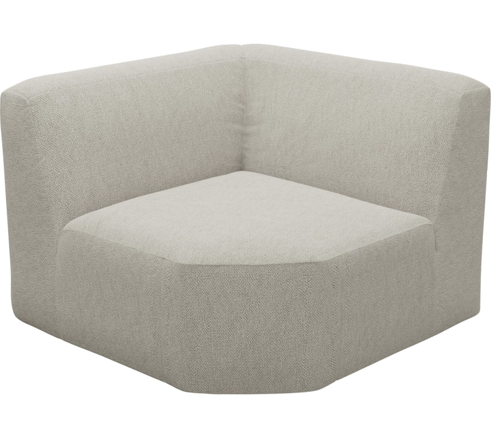 Copenhagen Noa Desert Wedge Corner Chair Sofa Module color Noa Desert