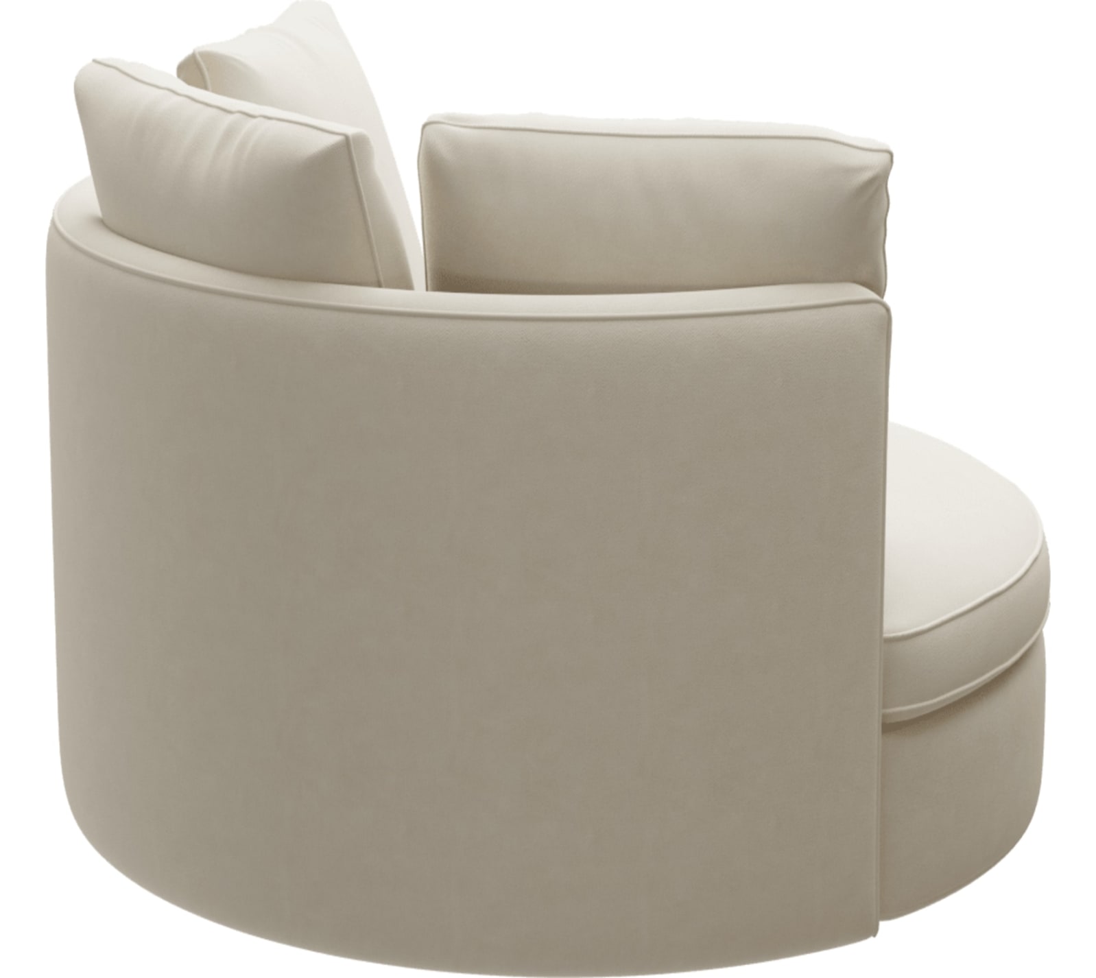 Adore Alpine Mist Swivel Chair color Alpine Mist