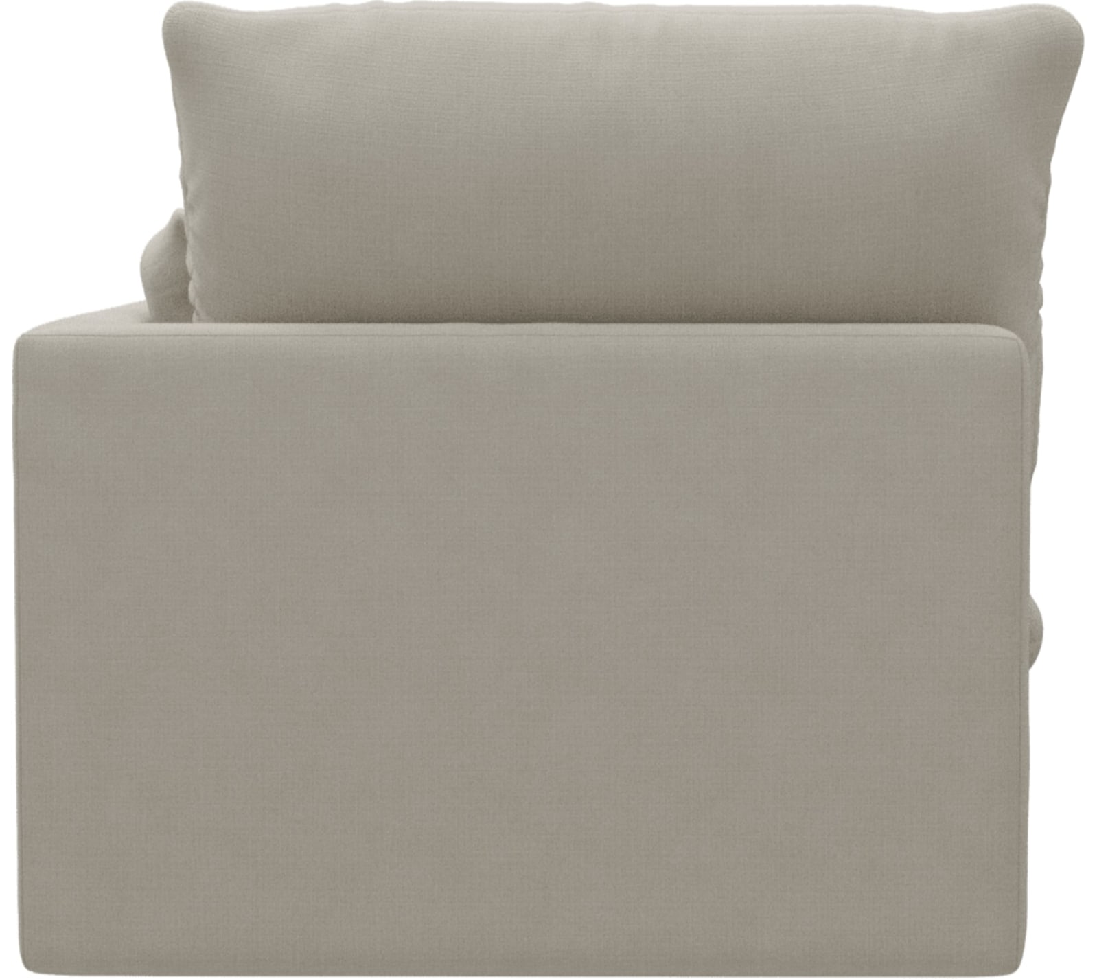 Willow Toorak Pearl Chaise Right Arm Facing Sofa Module color Toorak Pearl