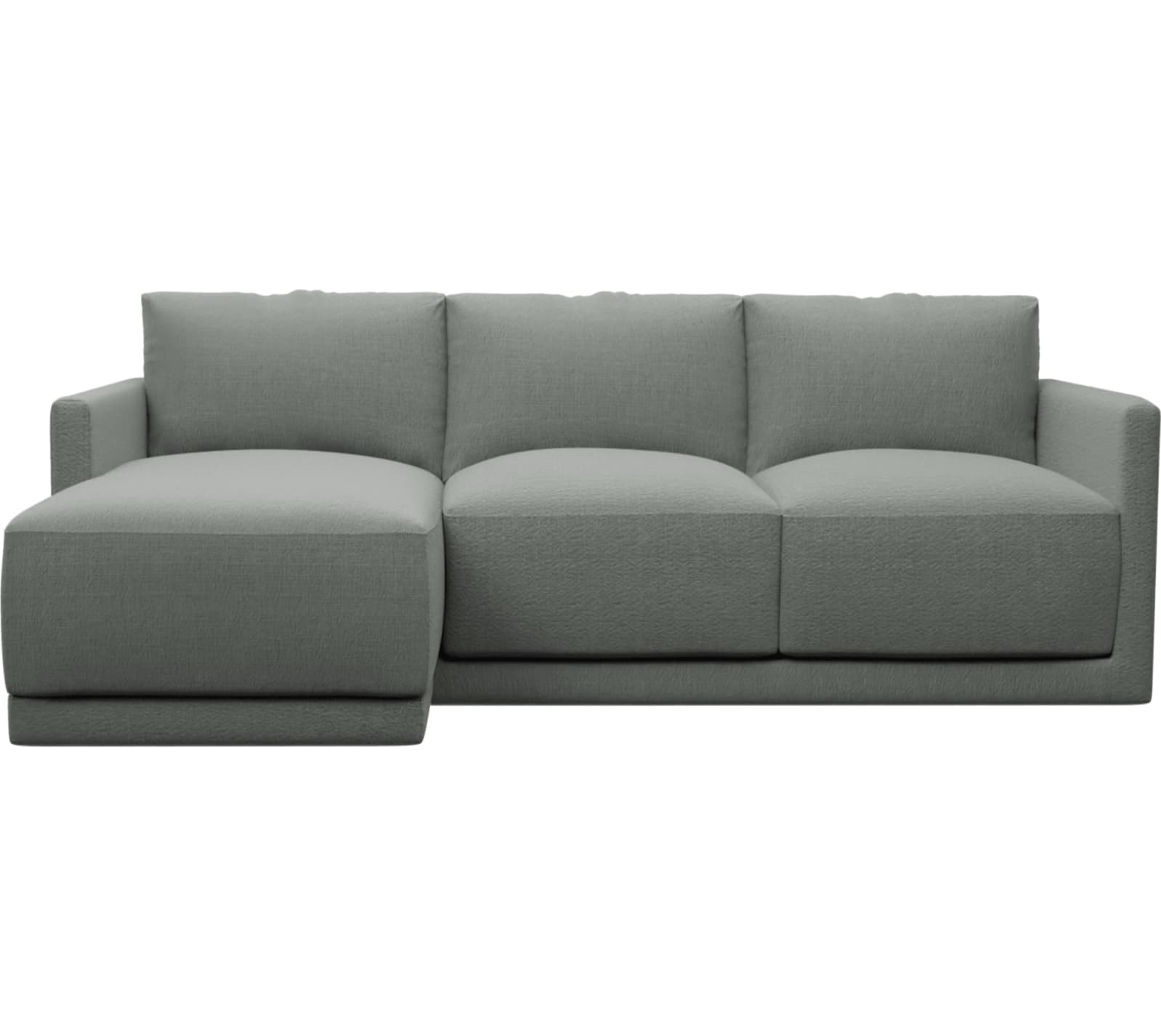 Haven Tribute Storm Chaise Sofa - 3 Seater color Tribute Storm