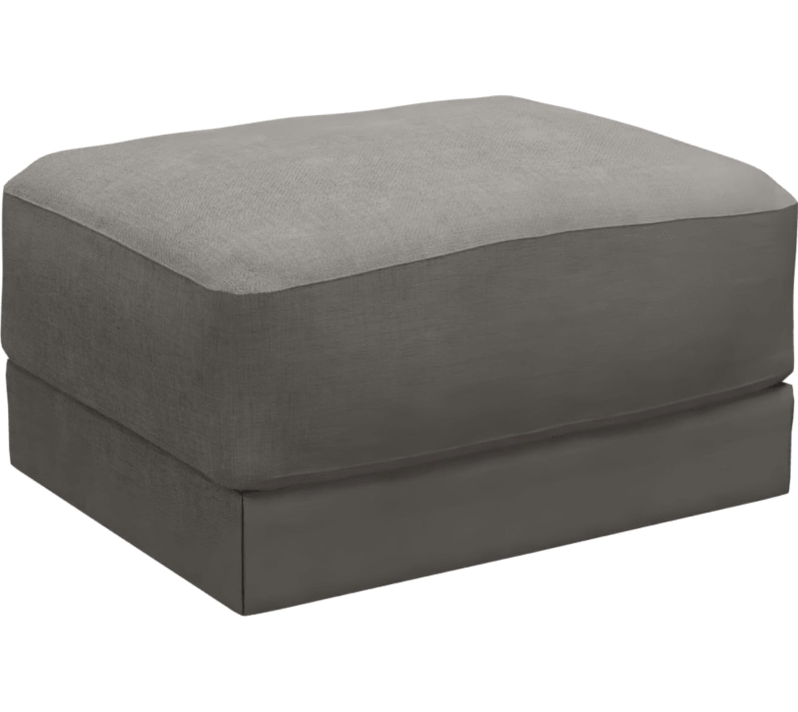 Monica Isla Soft Grey Ottoman color Isla Soft Grey