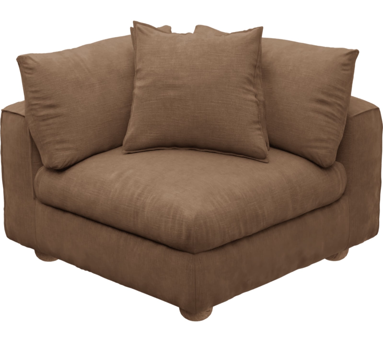 Tully Tribute Chestnut Corner Sofa Chair Module color Tribute Chestnut