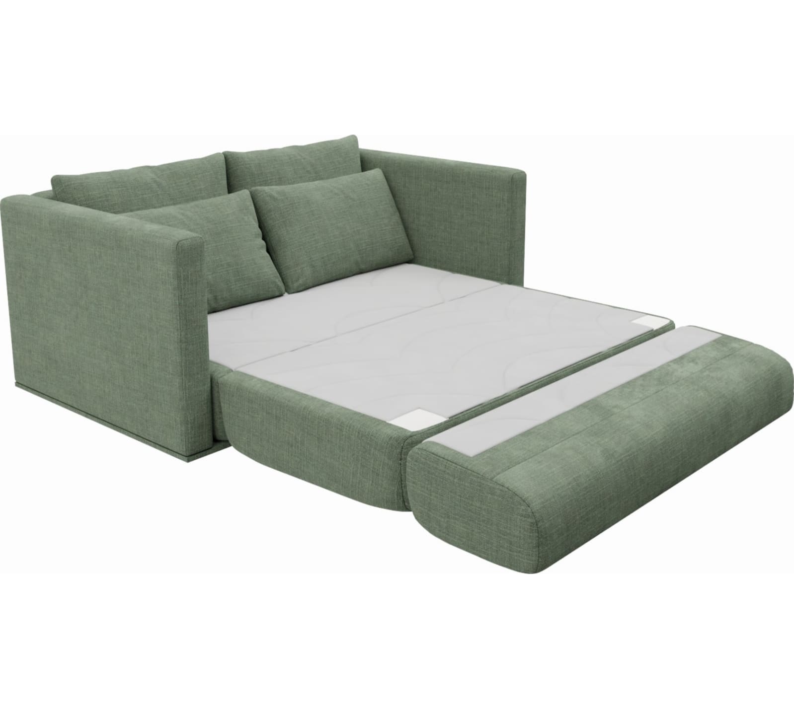 Porter Tribute Dark Jade 2-Seater Sofa Bed color Tribute Dark Jade