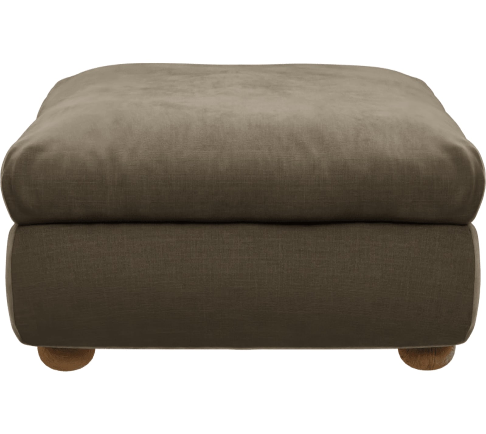 Tully Tribute Walnut Ottoman color Tribute Walnut