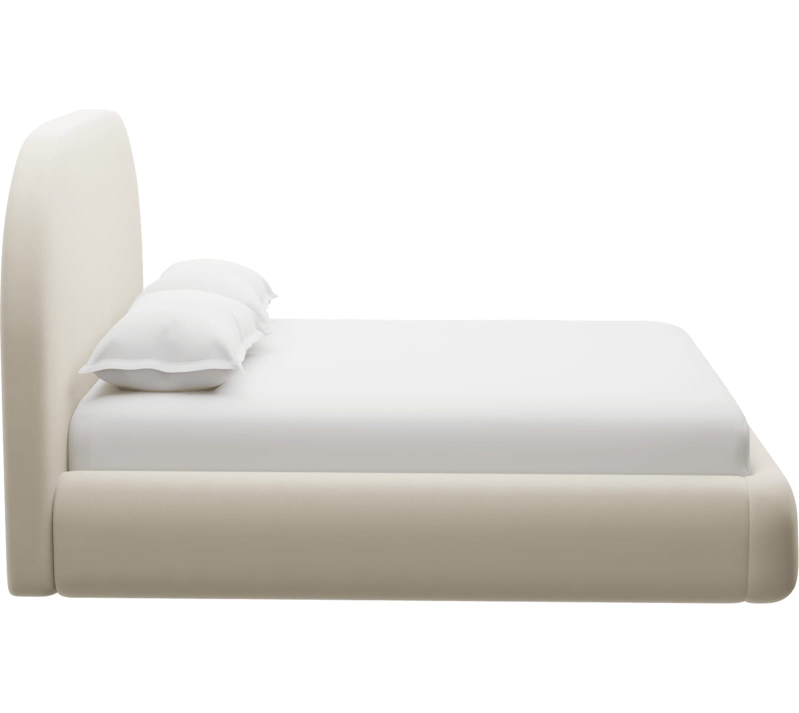 Capri Gas Lift Bed Alpine Mist color Alpine Mist