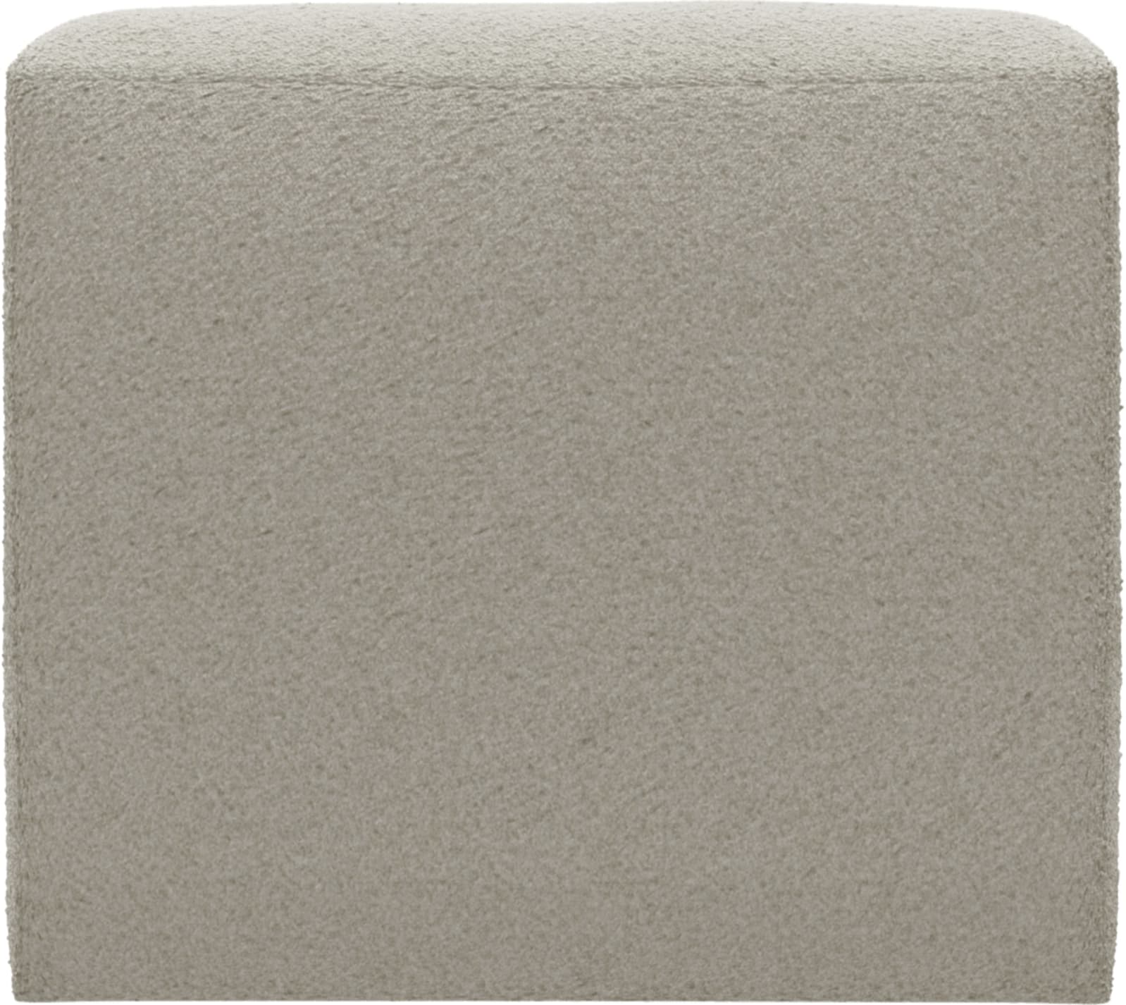 Copenhagen Boucle Ivory Armless Chair Sofa Module color Boucle Ivory