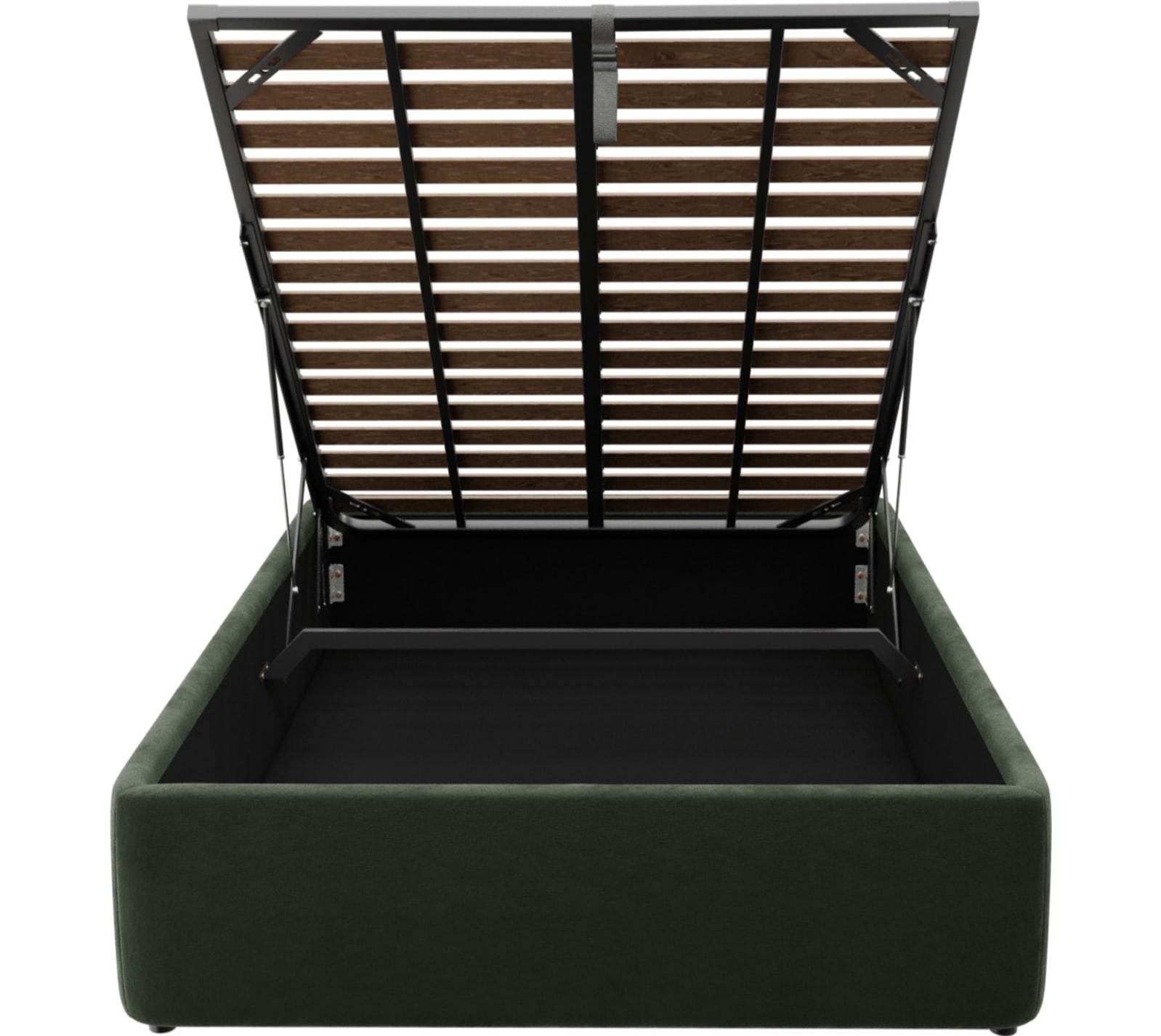 Leo Gas Lift Bed Base Muse Forest color Muse Forest