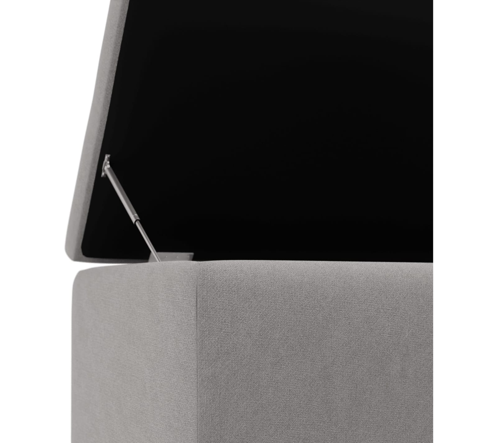 Leo Blanket Box View Steel color View Steel