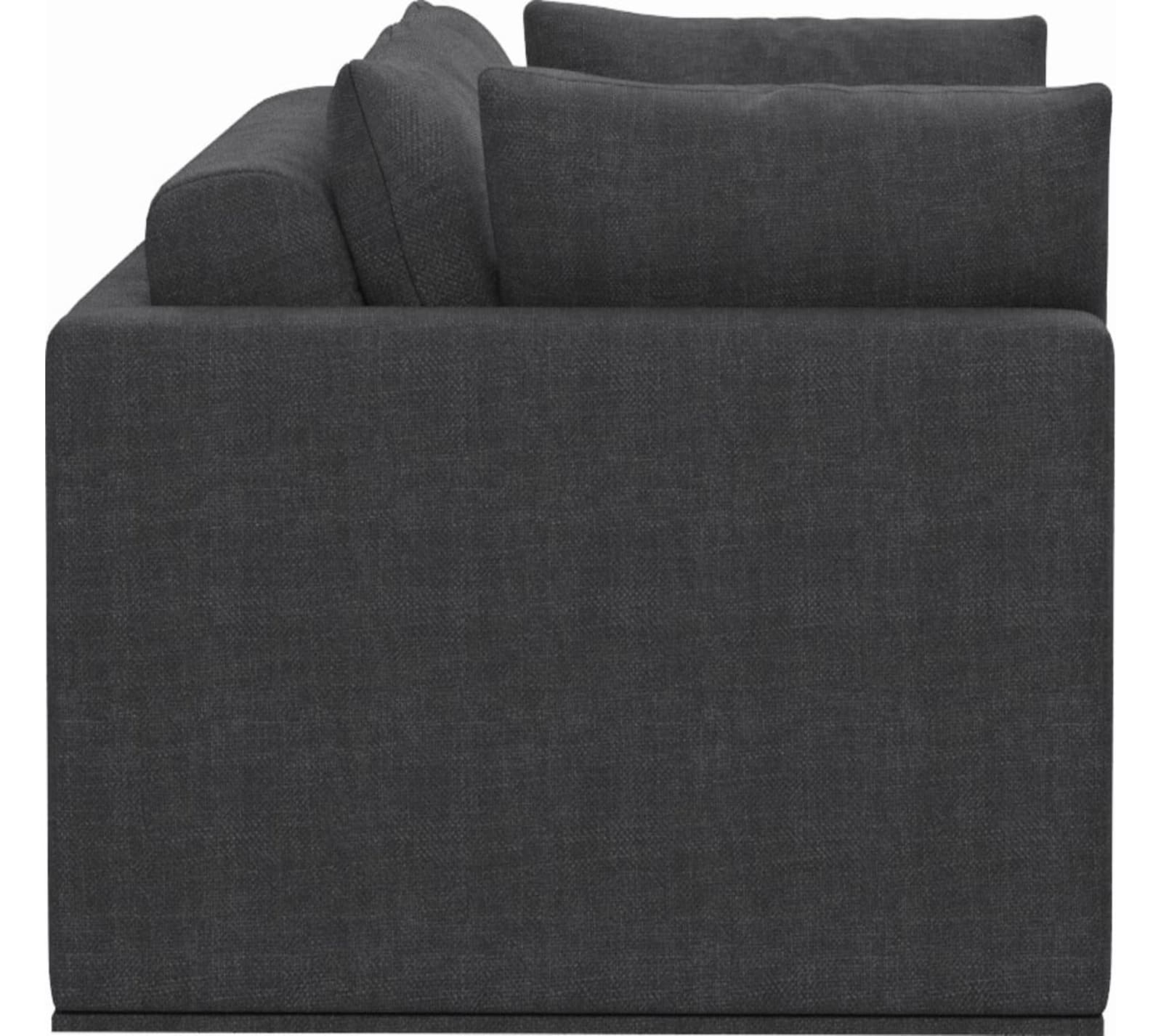 Porter Plaza Flint Grey Sofa Bed - 3 Seater color Plaza Flint Grey