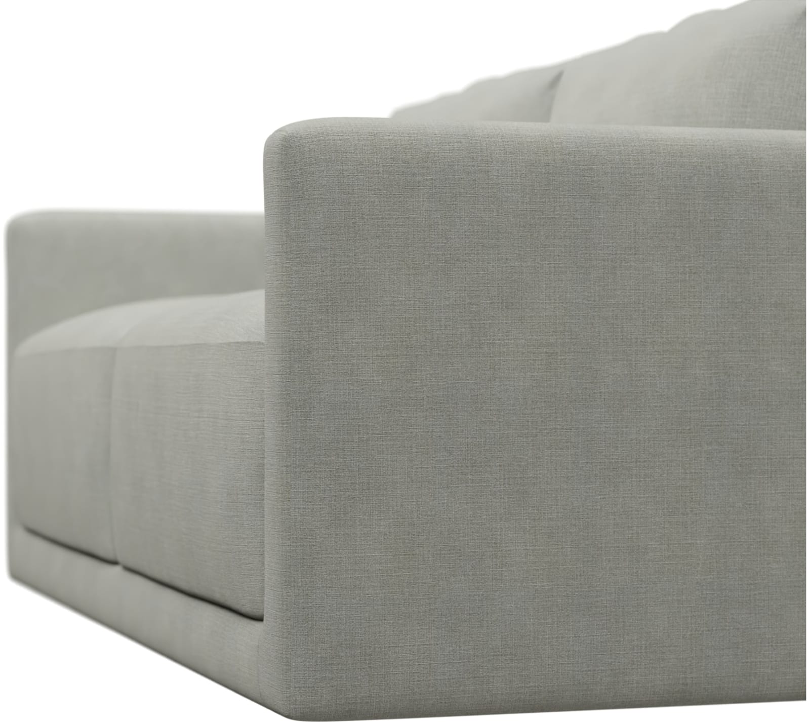 Haven Toorak Pebble Sofa - 3.5 Seater color Toorak Pebble