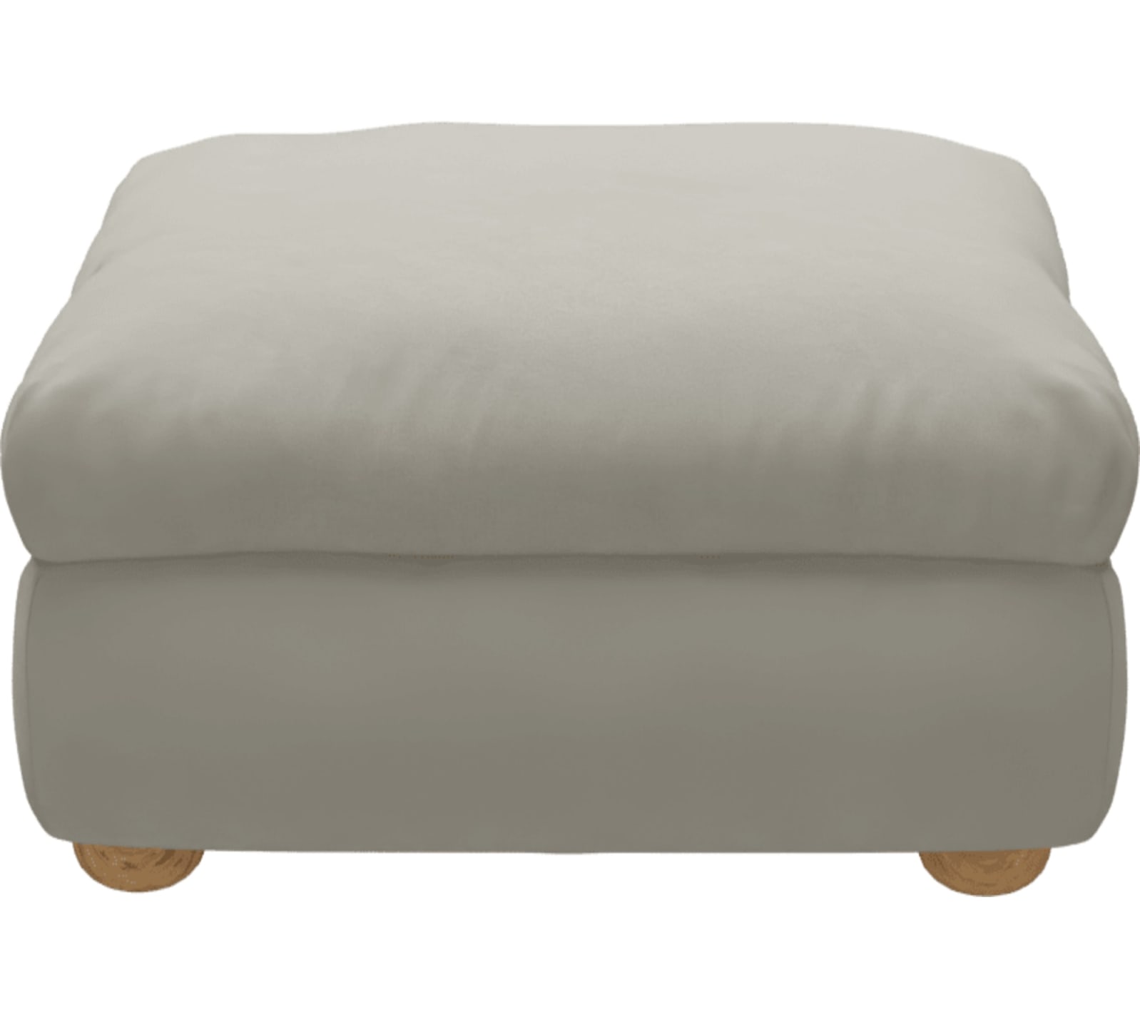 Tully California Ivory Ottoman color California Ivory