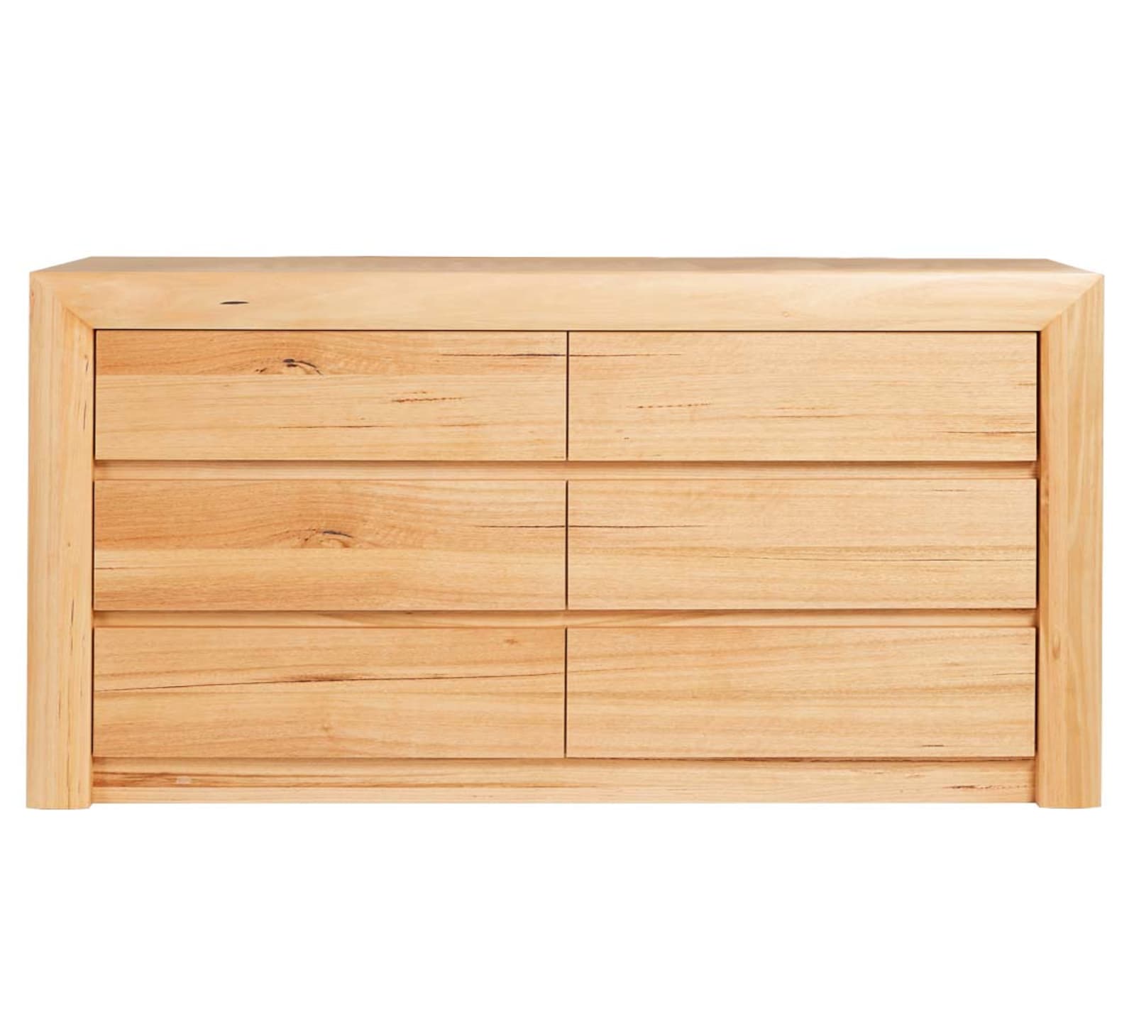 Buy Bellambi Natural Messmate Dresser 6 Drawer James Lane Australia