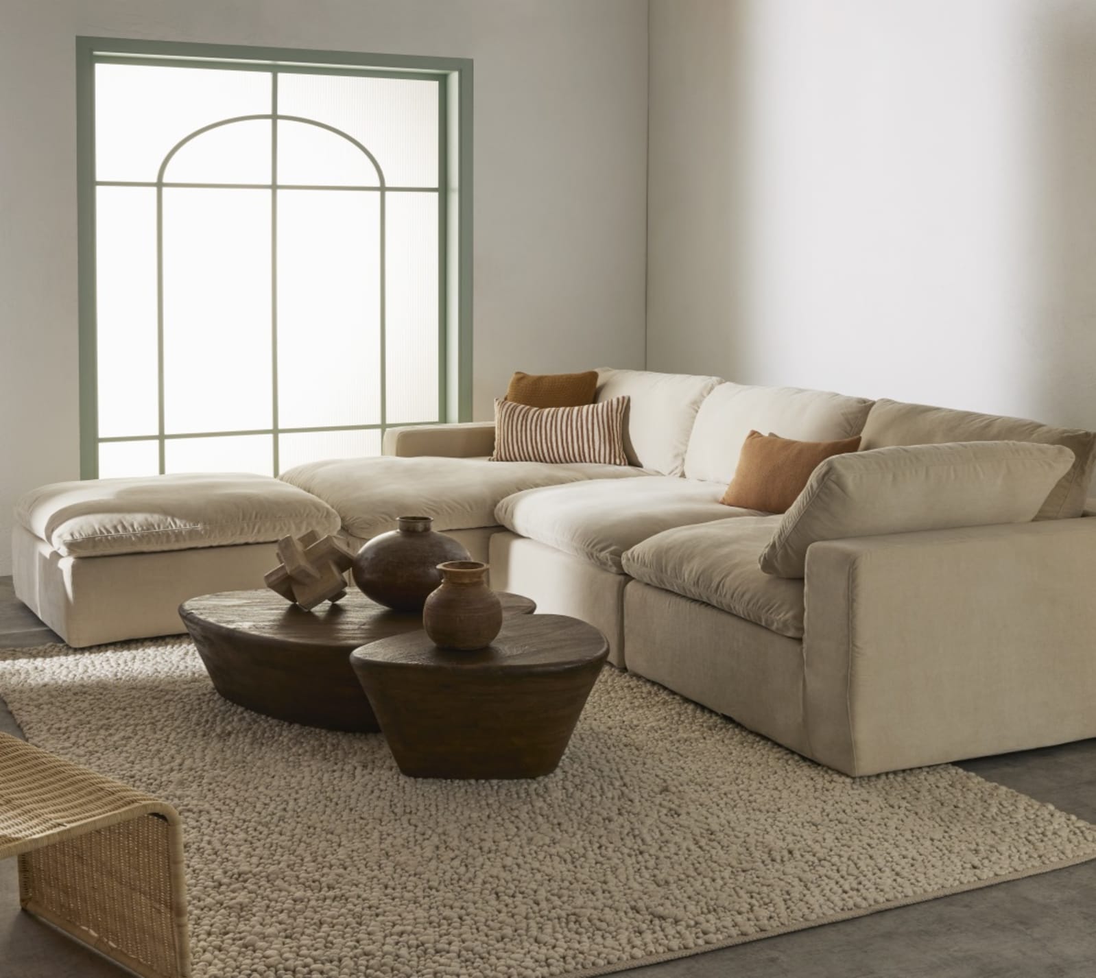 Buy Cloud Deep Corner Module Muse Flax James Lane Australia