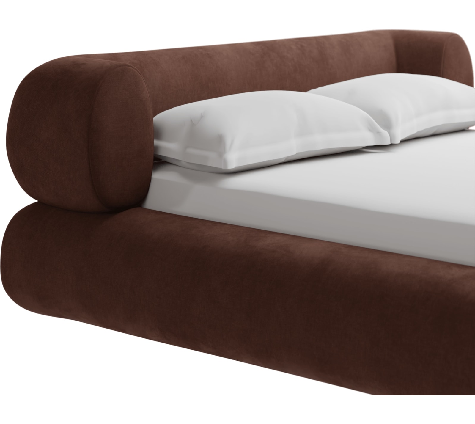 Frankie Bed Muse Rust color Muse Rust