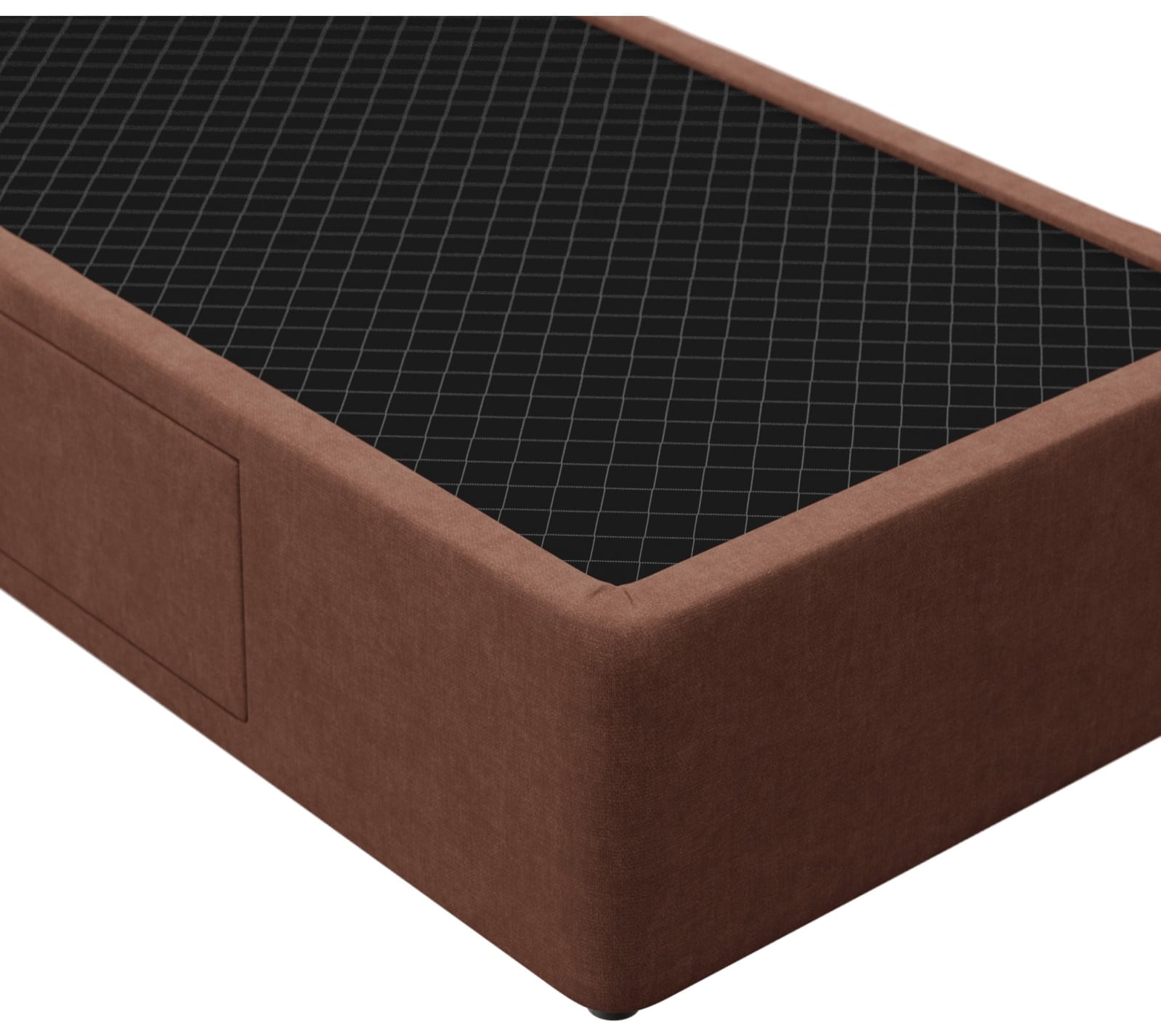 Zenith Kids 1 Storage Drawer Bed Base Muse Rust color Muse Rust