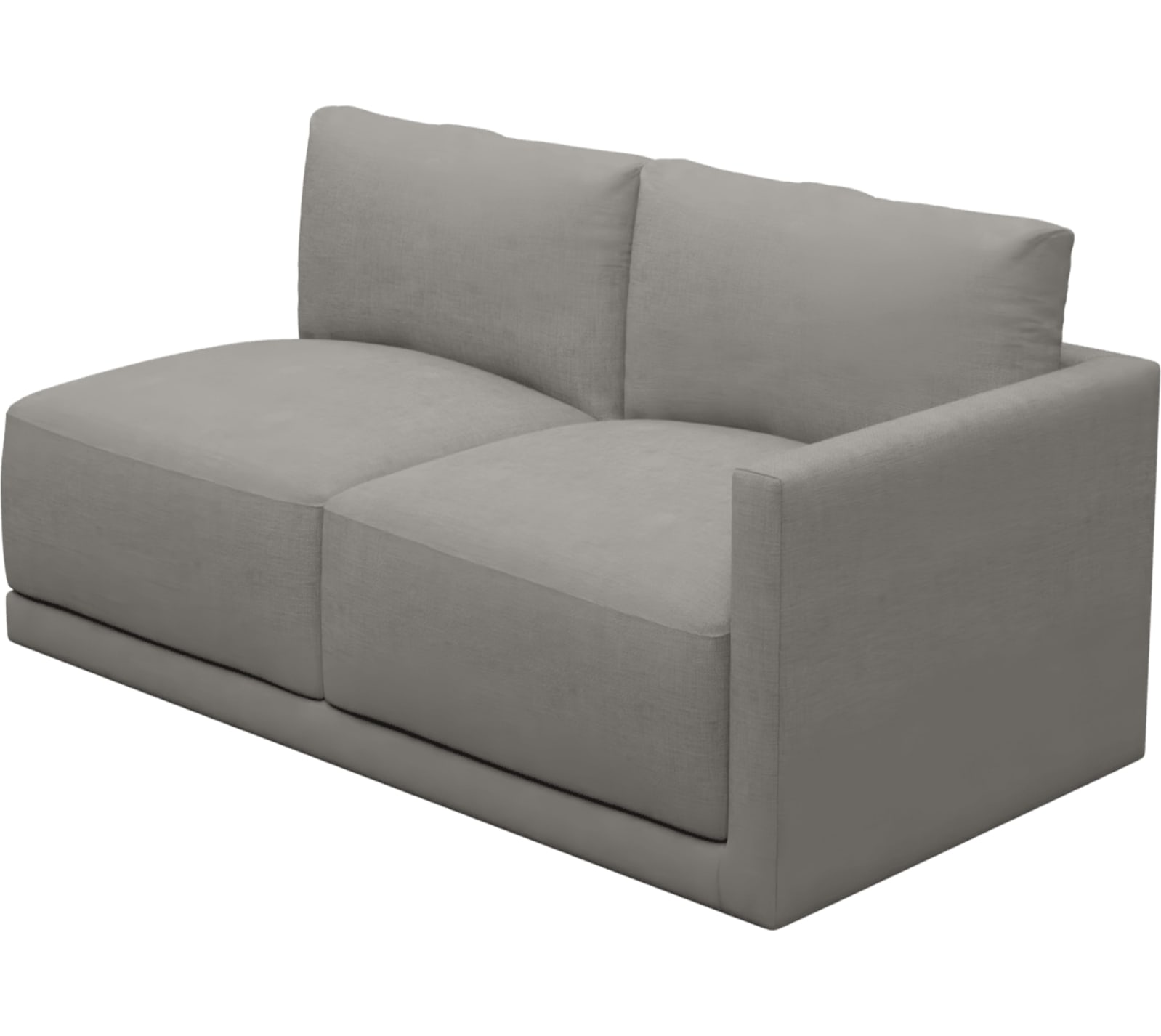 Haven Isla Soft Grey Right Arm Facing 3 Seater Sofa Module color Isla Soft Grey