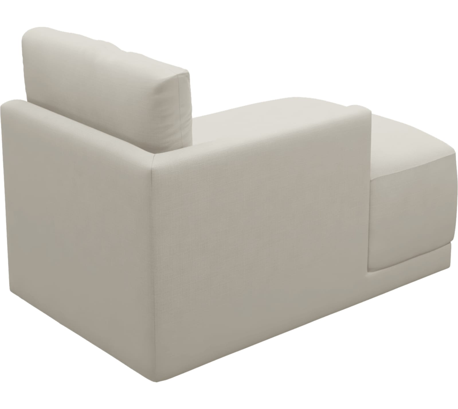 Haven Toorak Pearl Left Arm Facing Chaise Module color Toorak Pearl