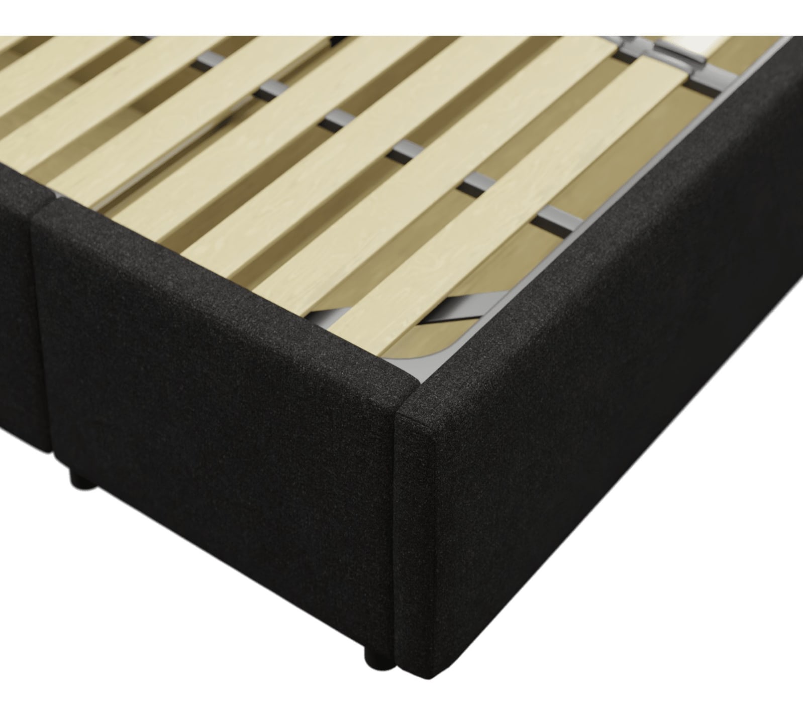 Aria Drawer Bed California Charcoal color California Charcoal