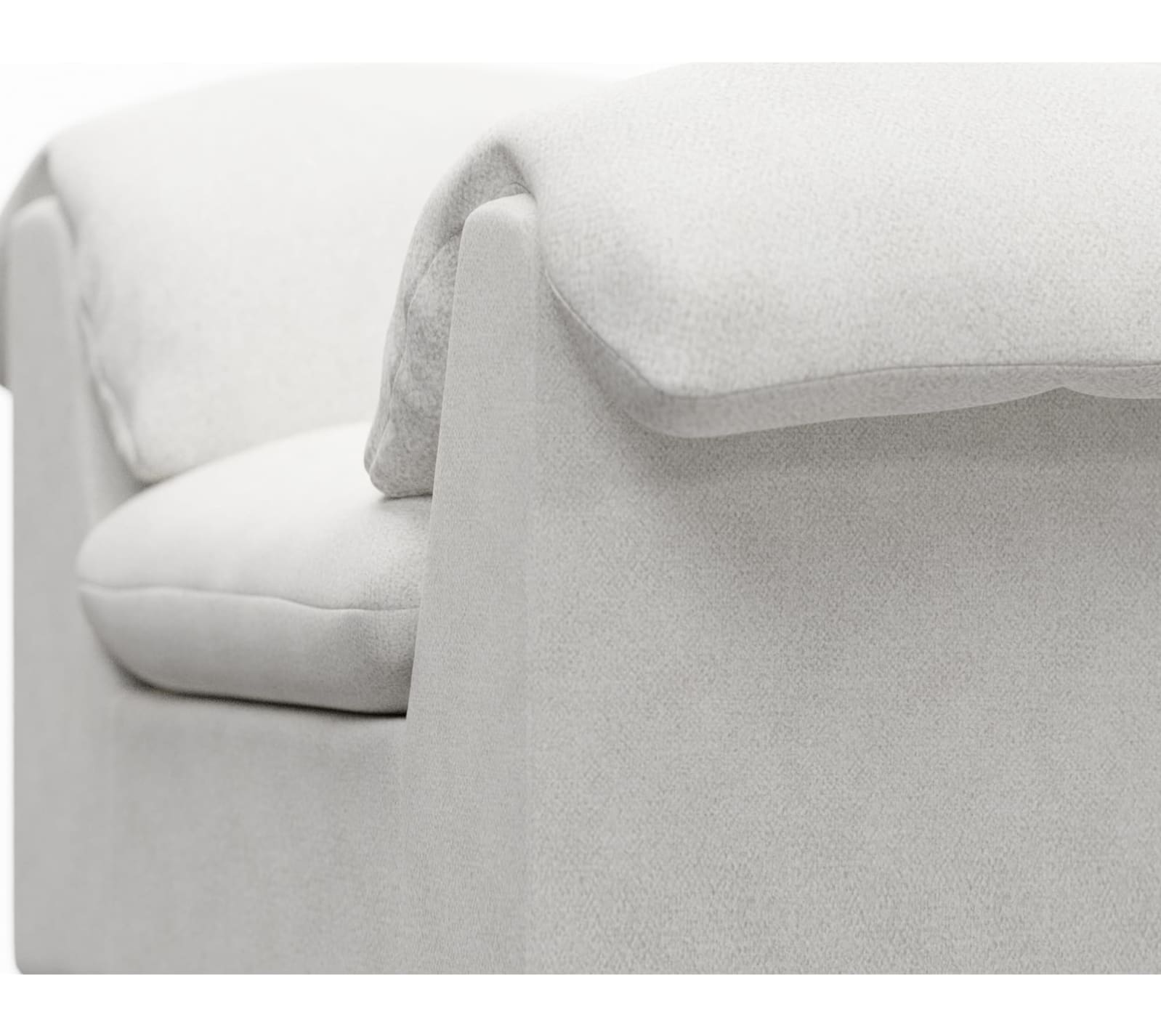 Ludlow Noa Fog Armchair color Noa Fog