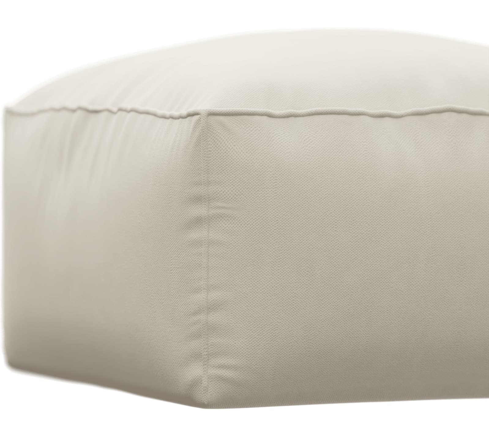 Riley Alpine Mist Modular Small Ottoman color Alpine Mist