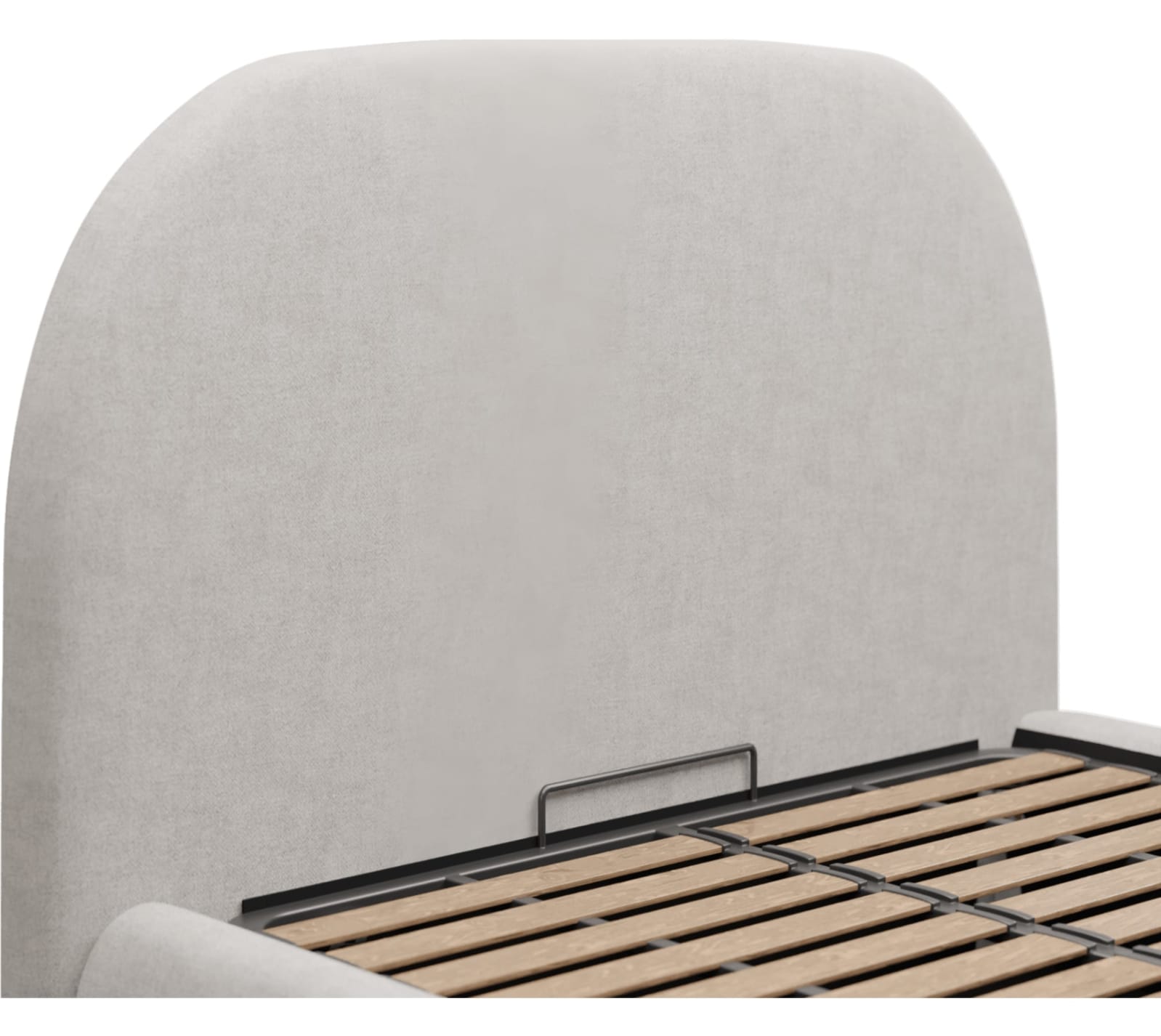 Capri Gas Lift Bed Avon Mineral color Avon Mineral