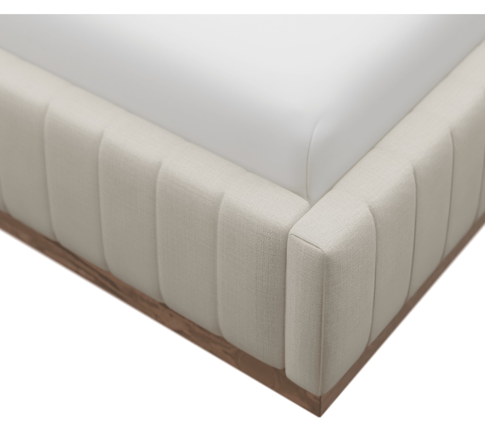 Brentwood Gas Lift Bed Toorak Pearl color Toorak Pearl