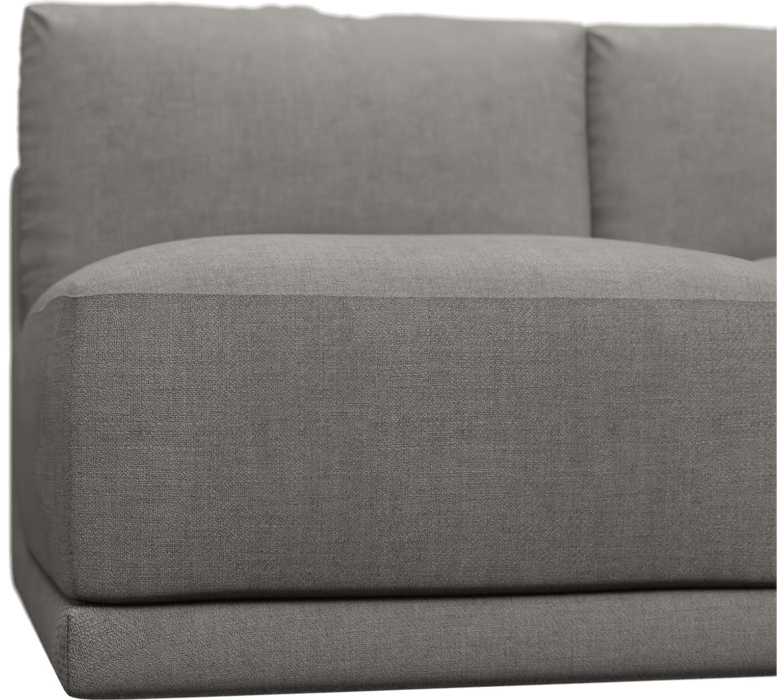 Haven Isla Soft Grey Right Arm Facing 3 Seater Sofa Module color Isla Soft Grey