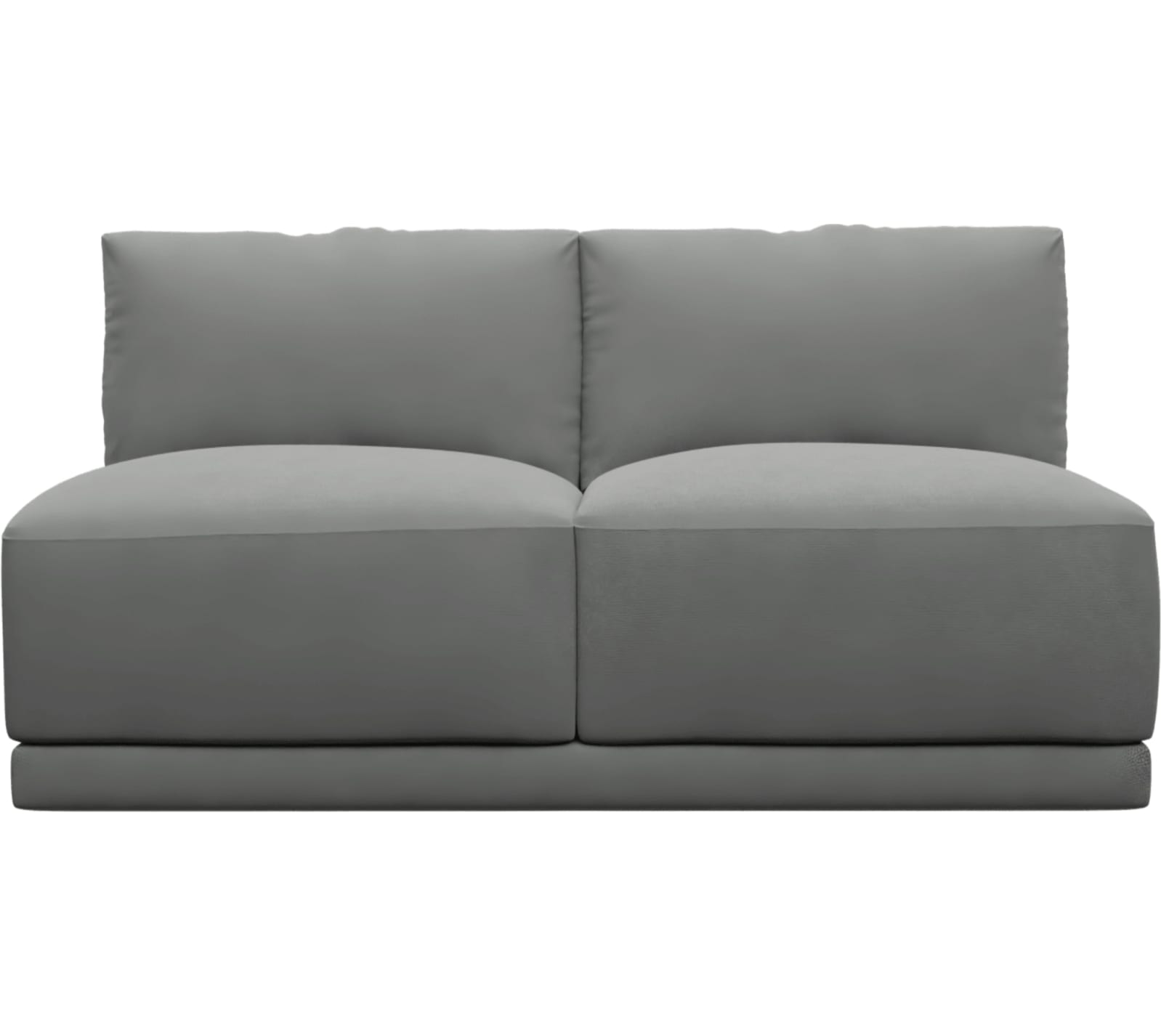 Haven Maya Flint 2 Seater Armless Sofa Module color Maya Flint