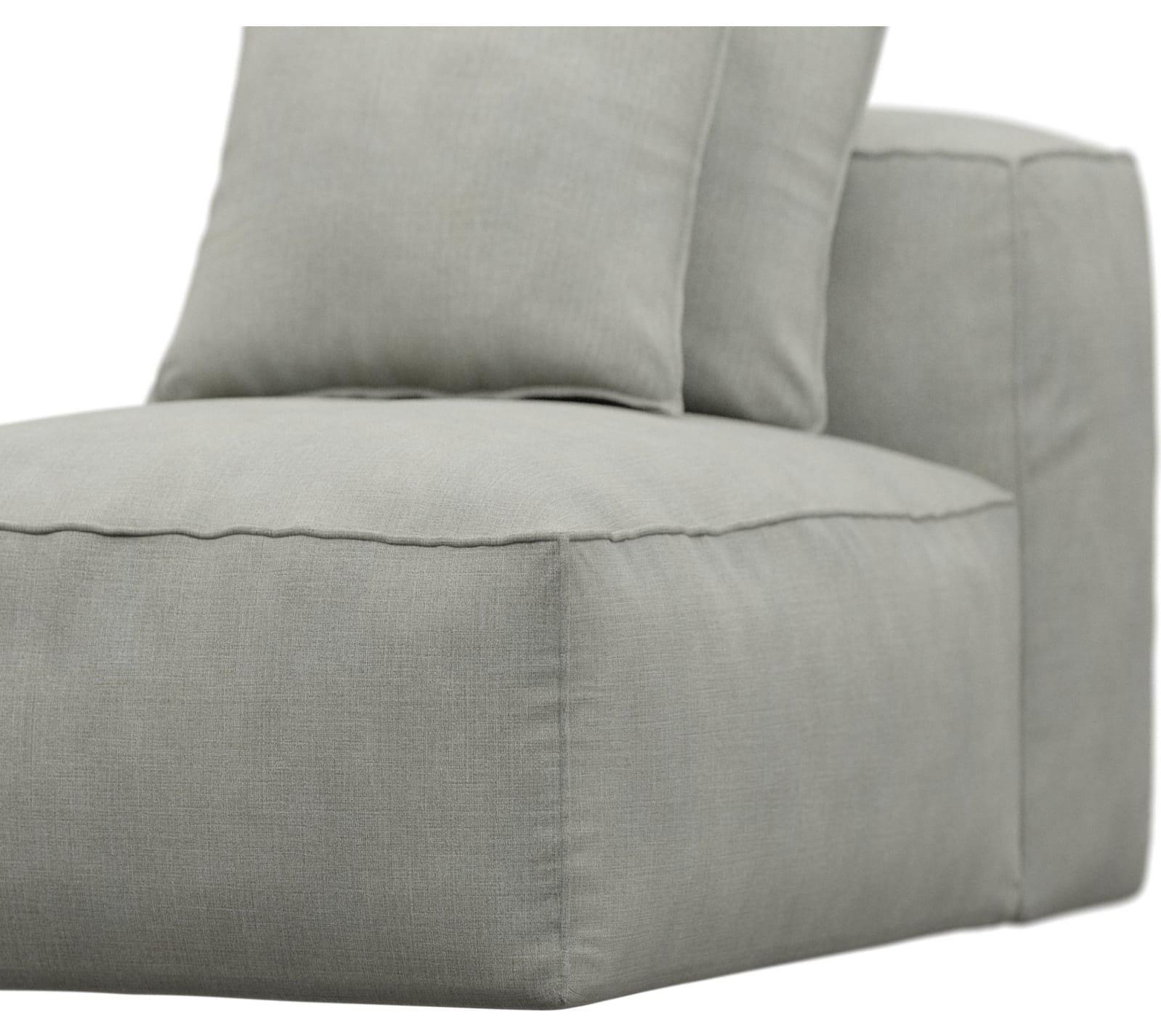 Riley Toorak Pebble Module Chaise color Toorak Pebble