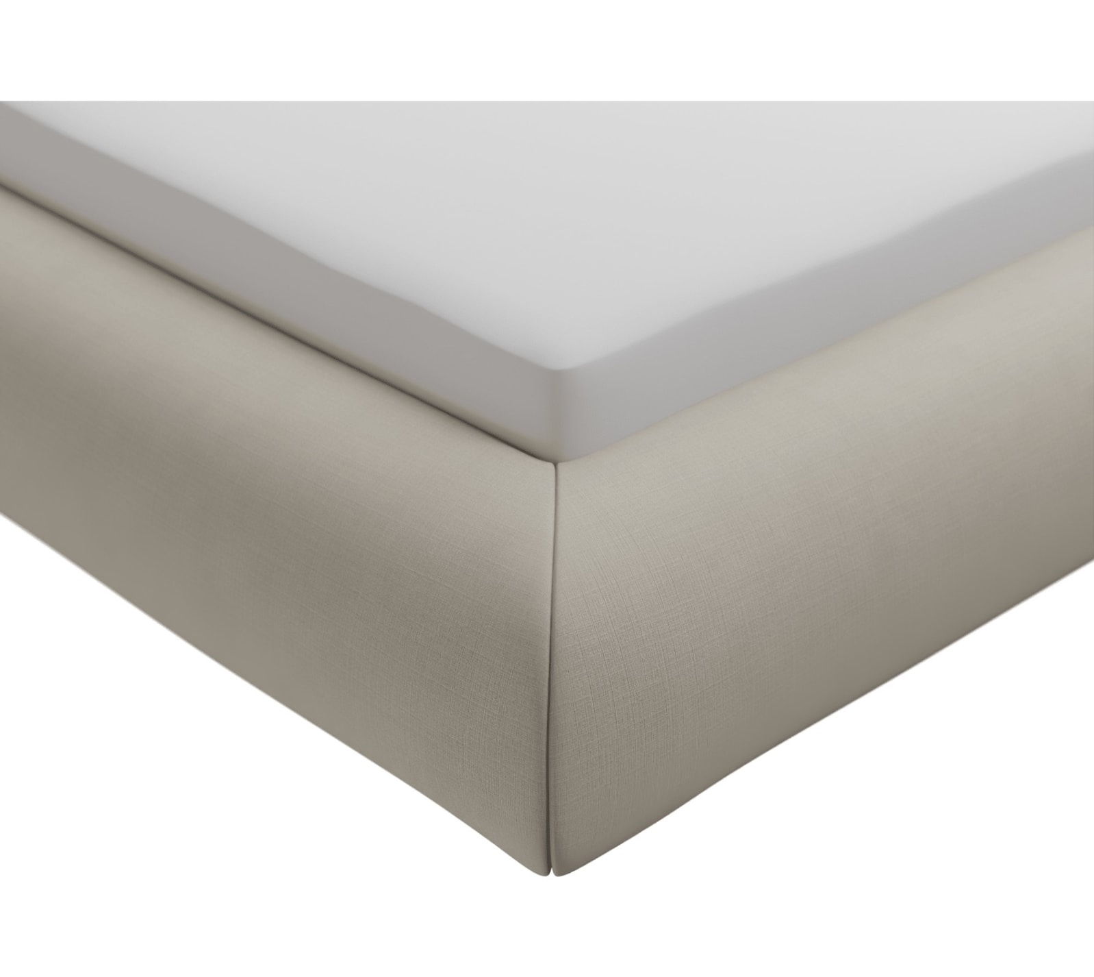 Frankie Bed Toorak Pearl color Toorak Pearl