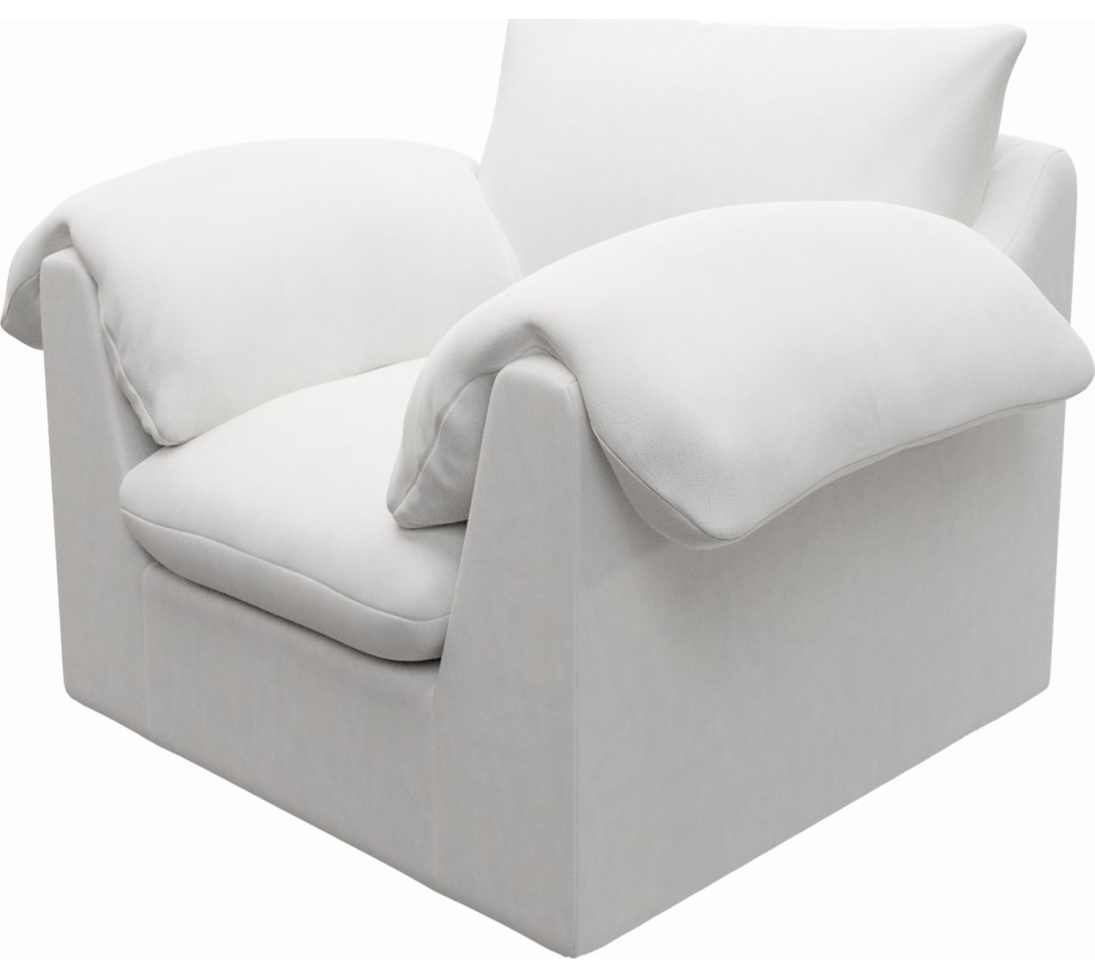 Ludlow Muse Frost Armchair color Muse Frost