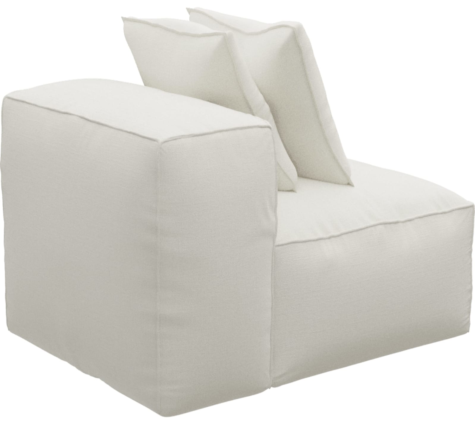 Riley Toorak Pearl Module Armless color Toorak Pearl