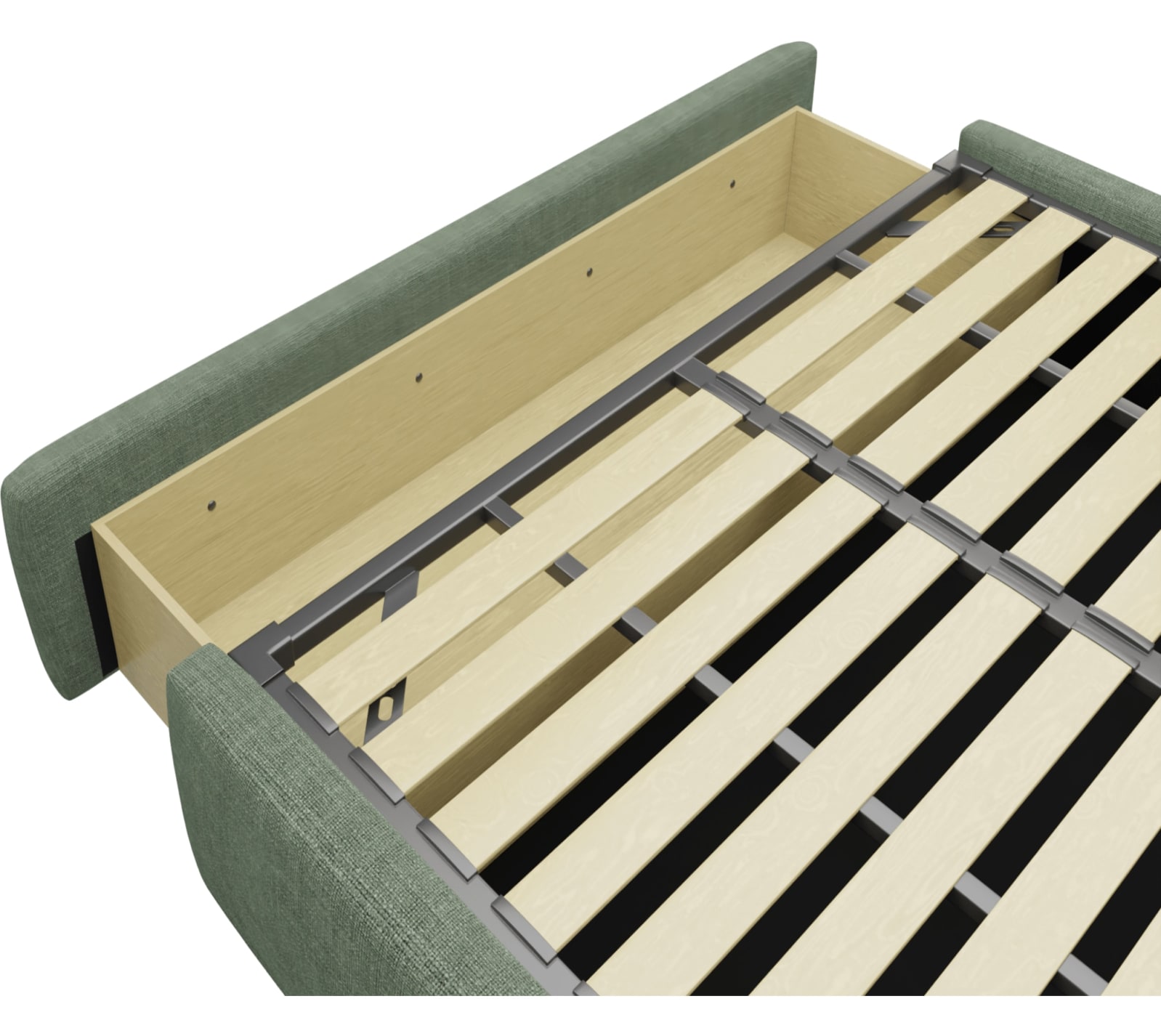 Lucy Drawer Bed Tribute Dark Jade color Tribute Dark Jade