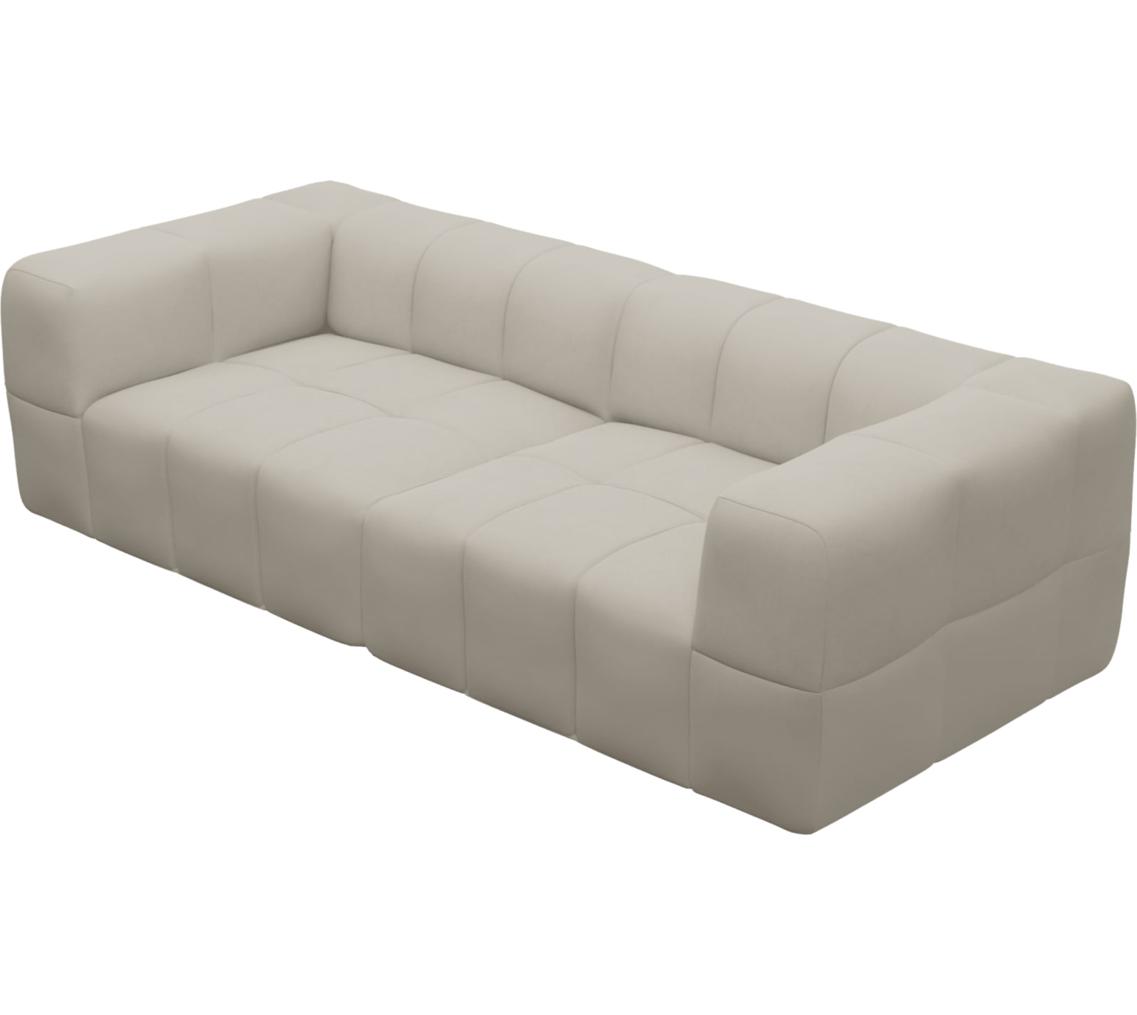 Lucello Isla Sea Pearl Modular Sofa - 2 Piece color Isla Sea Pearl