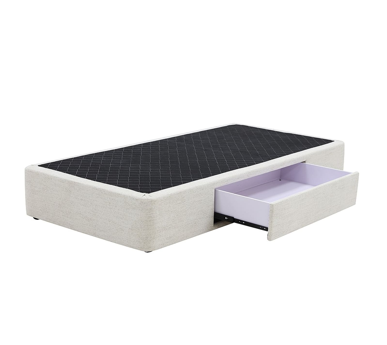 Zenith Kids 1 Drawer Storage Bed Base Avon Mineral color Avon Mineral