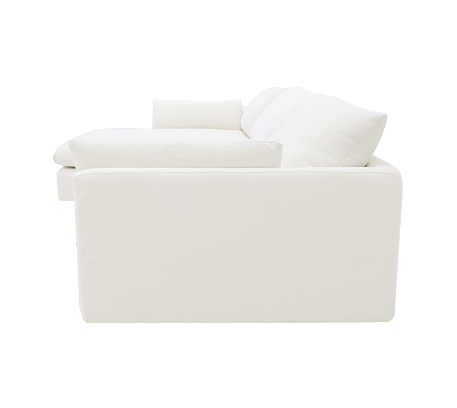 Willow Tribute Ice Chaise Sofa - 3 Seater color Tribute Ice