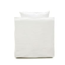 Como Rocker Swivel Chair Linen Pure White color Linen Pure White