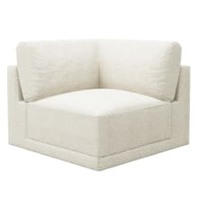 Haven Boucle Ivory Corner Sofa Chair Module color Boucle Ivory