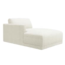Haven Boucle Ivory Left Arm Facing Chaise Module color Boucle Ivory