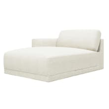 Haven Boucle Ivory Left Arm Facing Chaise Module color Boucle Ivory