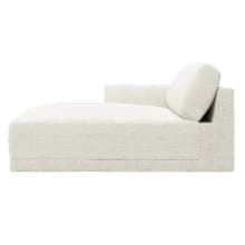 Haven Boucle Ivory Left Arm Facing Chaise Module color Boucle Ivory