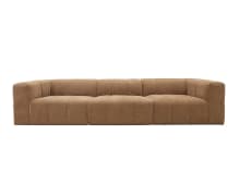 Lucello Tribute Chestnut Modular Sofa - 3 Piece color Tribute Chestnut