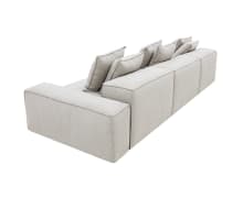 Riley Boucle Pumice Modular Sofa - 3 Seater color Boucle Pumice