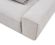 Riley Boucle Pumice Modular Sofa - 3 Seater color Boucle Pumice