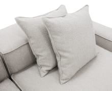 Riley Boucle Pumice Modular Sofa - 3 Seater color Boucle Pumice