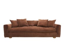 Tully Muse Rust Sofa - 3.5 Seater color Muse Rust